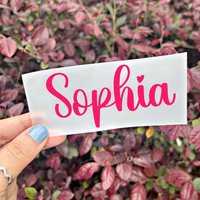 1pc Cute Personalize Custom Name Sophia Wall Art Decal Decoration Fashion Sticker For Living Room Home Party Decor Wallpaper