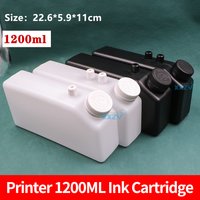 1200ML Ink Cartridge for Allwin Xuli Human Eco-solvent Printer UV Machine CISS Bulk System Ink Sub Tank