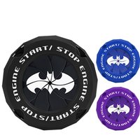 One Touch Start Button Cover Engine Start Stop Button Protective Covers Car And Motorcycle Interior Ignition Switches Covers