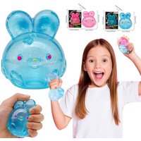 Bestseller Nee Doh Squishy Jelly Rabbit , Cube Slow Rebound Sensory Squeeze Toy, Stress Relief Vent Toy for Kids, Red/Purple/Blu