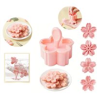 Cherry Blossom Cookie Cutter Fondant Stamp Floral Biscuit DIY Baking Tool Pink Sakura Flower Cake Decoration Pastry Mold
