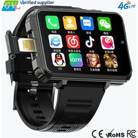 Best 4G+64G Double HD Camera SIM Card Watch for Men Women Big Screen GPS Navigation Smartwatch WIFI IP67 Android Call Email