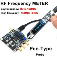 1K-6GHz Probe Frequency Counter Pen-Type Digital frequency meter RF Signal Tester walkie-talkie 433MHz 868MHz 2.4Ghz 5G 5.8GHz