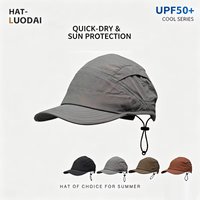 Unisex Quick-Dry Baseball Cap UPF50+ Sun Protection Adjustable Water-Resistant Hat for Outdoor Hiking Sports