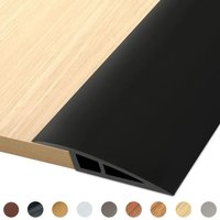 1pc 1/2m Carpet to Tile Floor Transition Strip Wear-resistant Self Adhesive Threshold Ramp PVC Cuttable Edging Trim Household