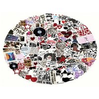 100PCS Y2K Downtown Graffiti Stickers Pack Decorative Suitcase Water Bottle Notebook Skateboard Self-adhesive