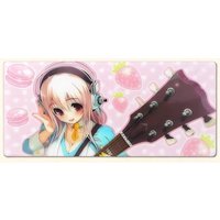 Cute S-SUPER SONICO Gaming Mouse Pad Non-Slip Lock Stitched Edge Large Office Desk Mat For Computer And Keyboard