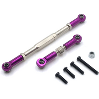 Metal Upgrade Front Axle Steering Rod For WPL C14 C24 B14 B16 B24 B36 HengLong FeiYu JJRC RC Car Parts