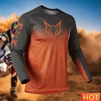 AliExpress NONE Mens Motorcycle Adventure Riding Shirt Summer Mountain Bike Off Road Long Sleeve Riding Training Top 3D Men's Motorcycle T-shirt