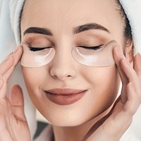 Reusable Eye Masks Smooth Skin Sticky Beauty Facial Care Tool Ideal for Sleep Skincare Routines Fragrance-Free Skincare Pads