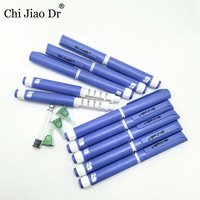 ChiJiaoDr 10PCS Disposable Injection Pen Ethylene Oxide Sterilization Sterile Injection Pen Adjustable Selection Press Injector