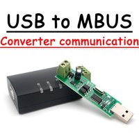 Mbus to usb master slave modul M-BUS daten debugging kommunikation für stromzähler energie wasserzähler wärmezähler