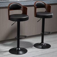 Rotating bar stools, backrest bar chairs, live streaming chairs, commercial reception chairs, adjustable height, steel chassis