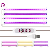 LED Grow Light 5V USB Phyto Lamp Full Spectrum Horticultural Phytolamp with Control for Indoor Plant Flower Seedling Lighting