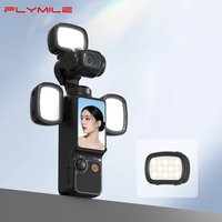 Flymile Pocket 3 Mini Light for DJI Pocket 3 Magnetic Fill Light 3-Level Light LED Video Light for Livestreaming Vlog