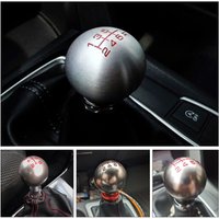 Aluminum Gear Shift Knob 5/6 Speed Matte Ball Shape for Honda Civic FD2 FN2 EP3 TYPE R DC2 DC5 Fit City M10*1.5 Shift Lever Knob