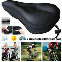 AliExpress NONE 3D Soft Silicone Bike Seat Cover Breathable Bicycle Saddle Thickened MTB Bike Seat Cushion Cycling Saddle Bicycle Accessories