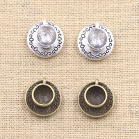 8pcs Charms A Cup Of Coffee Tea 14x14x7mm Antique Pendant fit,Vintage Tibetan Bronze Silver color,DIY For Handmade Jewelry