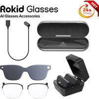 for Original Rokid Glasses Smart AI&AR Glasses accessories,Magnetic Data Cable Charging/Prescription Frame/Clip-on Sunglasses