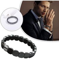 Hematite Bracelet For Men Reclaim Your Edge Confidence Natural Hematite Stone Beaded Stretch Healing Bracelets Gift Jewelry