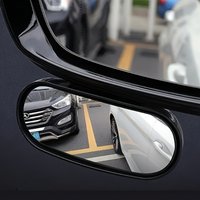 2pcs 360° Rotatable Wide-Angle Rearview Mirror High-Definition Large View Blind Spot Mirror for All Vehicles