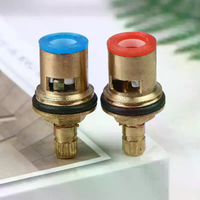 Universal Replacement Brass Ceramic Disc Stem Cartridge Inner Faucet Valve Tap Valves For Kitchen And Bathroom