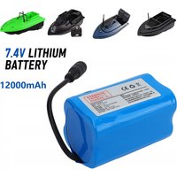Hochwertige 7,4V 12000mAh Angelköderboot-Batterie Ferngesteuerte RC-Angelköderboot-Batterie Für T188 T888 2011-5 V007 C18 usw.