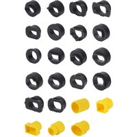 23PCS Walnut Blaster Adapter for HTS558 Walnut Sand DE-Carbon Cleaner, Automotive Walnut Blaster Cleaner Adapter