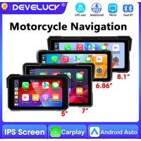 Portable Motorcycle Navigation GPS Touch Screen Wireless Carplay Android Auto Moto Display Screen Monitor IPX7 Waterproof