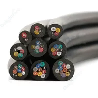 10M UL2464 Sheathed Wire Cable 30 28 26 24 22 20 18AWG Tinned Copper Signal Cable 2 3 4 5 6 7 8 9 10 Cores Electronic Audio Wire