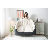 Classic Luxury Bean Bag Chair for Outdoor Living Space or Bedroom Comfortable and Supportive Lazy Sofa for Restful Sleep