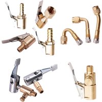 AliExpress NONE Car Brass 6mm 8mm Clip-on Tire Air Chuck Inflator Pump Valve Adapter for Car Motorcycle Bicycle Tyre Wheel Auto Accessories