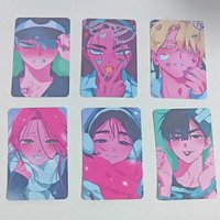 6Pcs/Pack 2025 KPOP Alien Stage TV Merch Fans Collection Character Cards Mizi Sua Ivan Till Hyuna Luka Valentine's Day Gift
