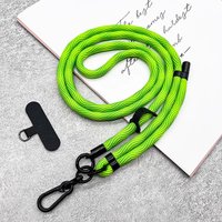 150cm Adjustable Mobile Phone Xyun Outdoor Anti-lost Crossbody Phone Lanyards Neck Rope with Patch Cellphone Hanging Cord Strap