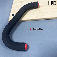1pc EVA Material Feeder Rod Rest Head | C-Shaped Shockproof Bracket for European Carp Fishing, Rod Protection Non-Slip Clip