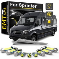 BMTxms 12Pcs Canbus For Mercedes Benz Sprinter 906 W906 2006-2010 2011 2012 2013 Car LED Interior Light Bulb Kit Car Accessories
