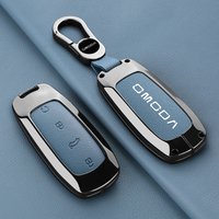 Zinc alloy leather car key cover key shell Chery Omoda 7 C7 S7 SHS PHEV 2026 2025 Omoda 5 C5 keychain keychain car accessories