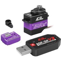 AGFRC A11CLS V3 Racing Drift Kit Gyro Programmable Servo Super Speed 1.4KG Micro Servo For 1/28 1/24 1/18 RC Mini Z D Q Cars
