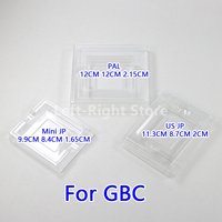 60PCS Insert Inner Tray Inlay For Gameboy Color GB GBC Japan Mini JP EU US Version Clear Plastic Game Card Cartridge Case Box