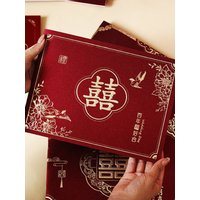 Wedding Guest Signature Book Engagement Celebration Ceremony Register Wedding Ceremony Account Book Moving Gift Register