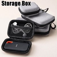 EVA Hard Drive Storage Case Earphone Cable Organizer Power Bank Holder Digital Accessories Pouch for Electronics