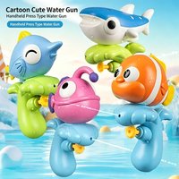 Cute Cartoon Water Gun Toys Summer Outdoor Beach Pool Garden Fight Games Kids Water Fight Watergun Outing Toy Gifts