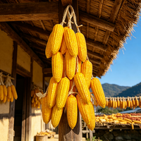 Artificial corn skewers, Realistic simulated fruit vegetable , home storefronts, holiday parties, farmhouse hanging decorations