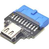 USB3.2 GEN1 19PIN to type-E Female Front Connector Converter USB3.2 Gen1 19Pin USB 3.0 Adapter Plug-in Motherboard Plug