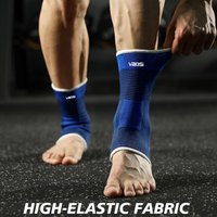 AliExpress NONE 1 Pair One Size Elastic Breathable Ankle Support Sleves for Running Basketball Cycling