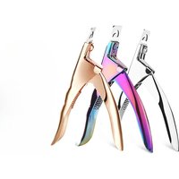 Fake Nail Cutter Professional Nail Clippers Straight Edge Acrylic Nail Clipper Tips Manicure Cutter Guillotine Cut False Nails