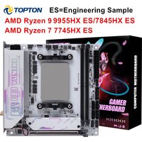 AMD Gaming NAS Motherboard Ryzen 9 9955HX ES 7845HX ES R7 7745HX ES 2*M.2 NVMe 4*SATA PCIe4.0X16 2.5G LAN WiFi6E ITX Mainboard
