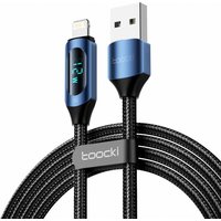 Toocki 2.4A USB To iP Cable Fast Charging LED Display USB Cable For iPhone 14 13 12 11 Pro Max X XR 8 7 iPad iP Port Data Cord