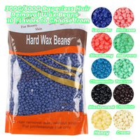 600g/ 300g Paperless Wax Beans for Full Body Hair Removal 10 Colors Available for Efficient And Smooth Skin Care