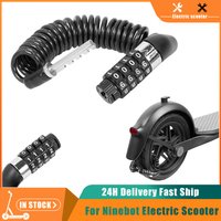 Anti-Theft Bike Lock 4 Digit Code Combination For Ninebot for Xiaomi Electric Scooter Bicycle Stainles Steel CableSecurity Lock